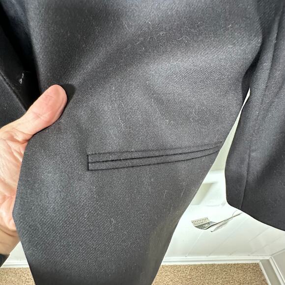 New Old Stock Women's 12 Petite 100% Wool Blazer Sag Harbor One Button Lined Y2K - Picture 4 of 10